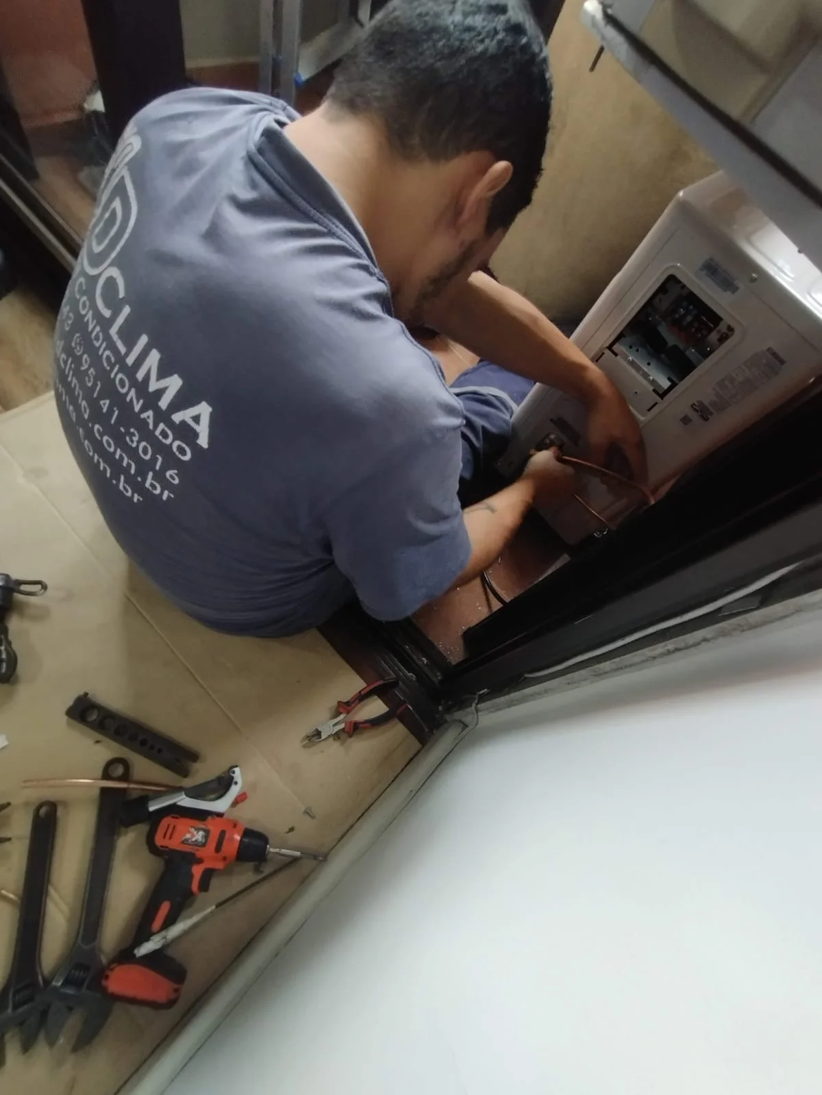 limpeza de ar condicionado